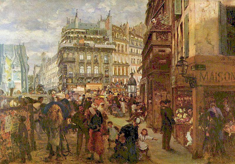 Adolph von Menzel Weekday in Paris